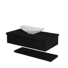 Conjunto Bancada C/cuba L45 E Prateleira Metrópole 805