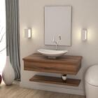 Conjunto Bancada C/cuba L45 E Prateleira Metrópole 805