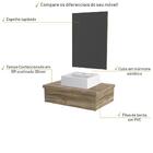 Conjunto Bancada C/cuba Q32 E Espelheira Metrópole 601