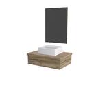 Conjunto Bancada C/cuba Q32 E Espelheira Metrópole 601