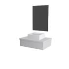 Conjunto Bancada C/cuba Q32 E Espelheira Metrópole 601