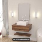 Conjunto Bancada C/cuba Q32 E Prateleira Metrópole 605