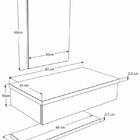 Conjunto Bancada C/cuba Q32, Prateleira E Espelheira Metrópol