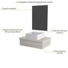 Conjunto Bancada C/cuba Q355 E Espelheira Metrópole 601