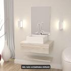 Conjunto Bancada C/cuba Q355 E Prateleira Metrópole 605