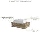 Conjunto Bancada C/cuba Q39 Metrópole 600