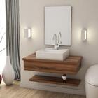 Conjunto Bancada C/cuba Q39, Prateleira E Espelheira Metrópol