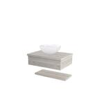 Conjunto Bancada C/cuba R35 E Prateleira Metrópole 605