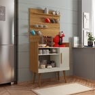 Conjunto Bancada E Painel Café Lincon Cinamomo/off-white