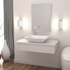 Conjunto Bancada Para Banheiro 80cm Com Cuba Rt45 800w Metróp