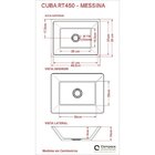 Conjunto Bancada Para Banheiro 80cm Com Cuba Rt45 E Espelheir