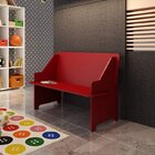 Conjunto Banco Infantil E Nicho Twister Tcil Móveis Branco