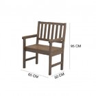 Conjunto Bancos De Jardim 2 Lugares E 1 Lugar Rústico Com Enc