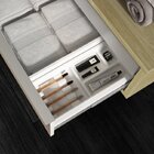 Conjunto Banheiro Bancada Em Porcelanato Ccom Cuba Esculpida