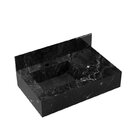 Conjunto Banheiro Bancada Porcelanato Cuba Esculpida Espelho