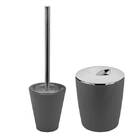 Conjunto Banheiro Belly 2 Peças Chumbo Kte 009 Ou Unica U