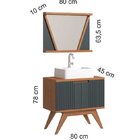 Conjunto Banheiro Berton Onix 0,80cm