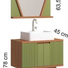 Conjunto Banheiro Berton Onix 0,80cm