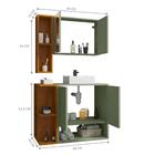 Conjunto Banheiro Catalina Pistache Naturalle