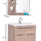 Conjunto Banheiro Com Cuba E Espelheira Siena Cartagena