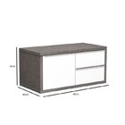 Conjunto Banheiro Com Espelho Armário Bancada Em Porcelanato