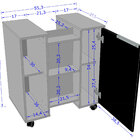 Conjunto Banheiro Completo Gabinete Com Espelheira Pequin Gên
