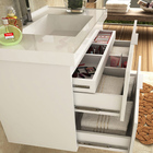 Conjunto Banheiro Gabinete 80cm Com Lavatório E Espelho Pietr