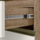 Conjunto Banheiro Gabinete Armários Aéreos 4 Peças Carvalho O