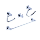 Conjunto Banheiro Lavatorio Kit De Acessorios  Luxo Cromado 4