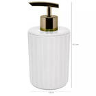 Conjunto Banheiro Lixeira Porta Escova Sabonete Líquido Porta