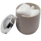 Conjunto Banheiro Saboneteiras Porta Escova Pote Para Algodão