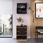 Conjunto Bar Com Adega 1 Porta E Bar Suspenso Samba Cabecasa