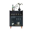 Conjunto Bar Porta De Vidro E Bar Suspenso Samba Cabecasa Mad