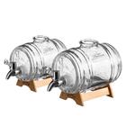 Conjunto Barril Vidro 1l E 3,5l Kilner