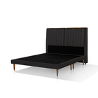 Conjunto Base Box Premium Com Cabeceira Casal Pérola 0,88 Pre