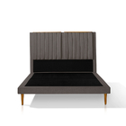 Conjunto Base Box Premium Com Cabeceira Casal Pérola 1,38 Cin