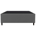 Conjunto Base Cama Box Casal Cinza E Cabeceira Itália 140cm S