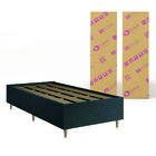 Conjunto Base Cama Box Solteiro Desmontável E Cabeceira Chica
