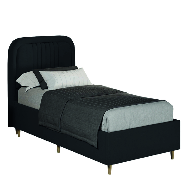 Conjunto Base Cama Box Solteiro Desmontável E Cabeceira Chica