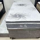 Conjunto Baú 3 Em 1 Com Cama Auxiliar Ortopédica Sued Cinza +