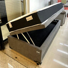 Conjunto Baú 3 Em 1 Com Cama Auxiliar Ortopédica Sued Cinza +