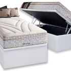 Conjunto Bau + Colchão Herval  American Molas Maxspring Solte