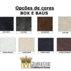 Conjunto Baú - Colchão Caribe Luckspuma + Cama Baú Queen Prem