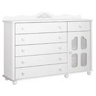 Conjunto Berço Comoda Imperial Kiara  Branco