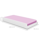 Conjunto Berço Comoda Marfim Branco Acetinado