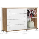 Conjunto Berço Comoda Marfim Branco Acetinado