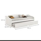 Conjunto Bicama Solteiro Funny, Closet Casal Sem Portas 4 Gav