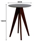 Conjunto Bistrô 1 Mesa 2 Banquetas Denver Capuccino