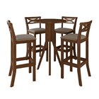 Conjunto Bistro 1 Mesa 4 Banquetas Copacabana Pinhão