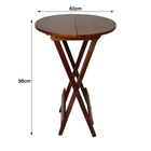 Conjunto Bistrô Com 2 Cadeiras De Madeira Robust Dobravel Imb